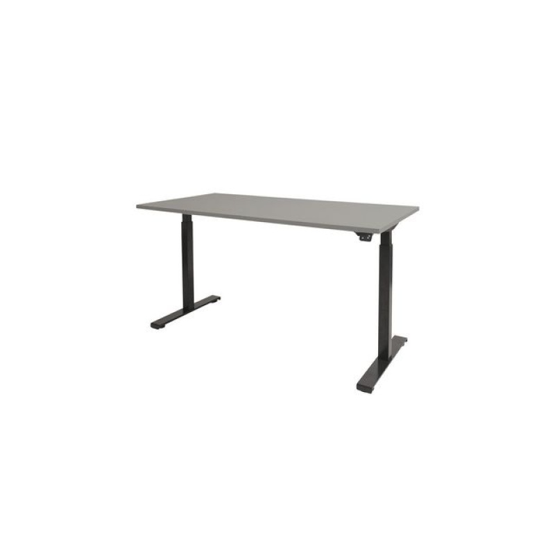Bureau Dextro 140x80 grijs 25mm-zw