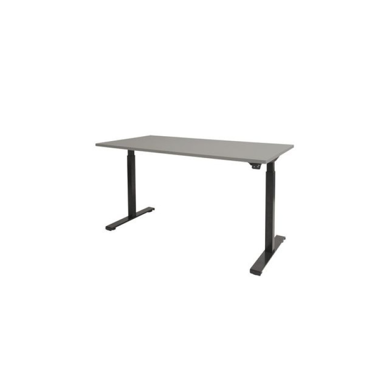 Bureau Dextro 180x80 grijs 25mm-zw