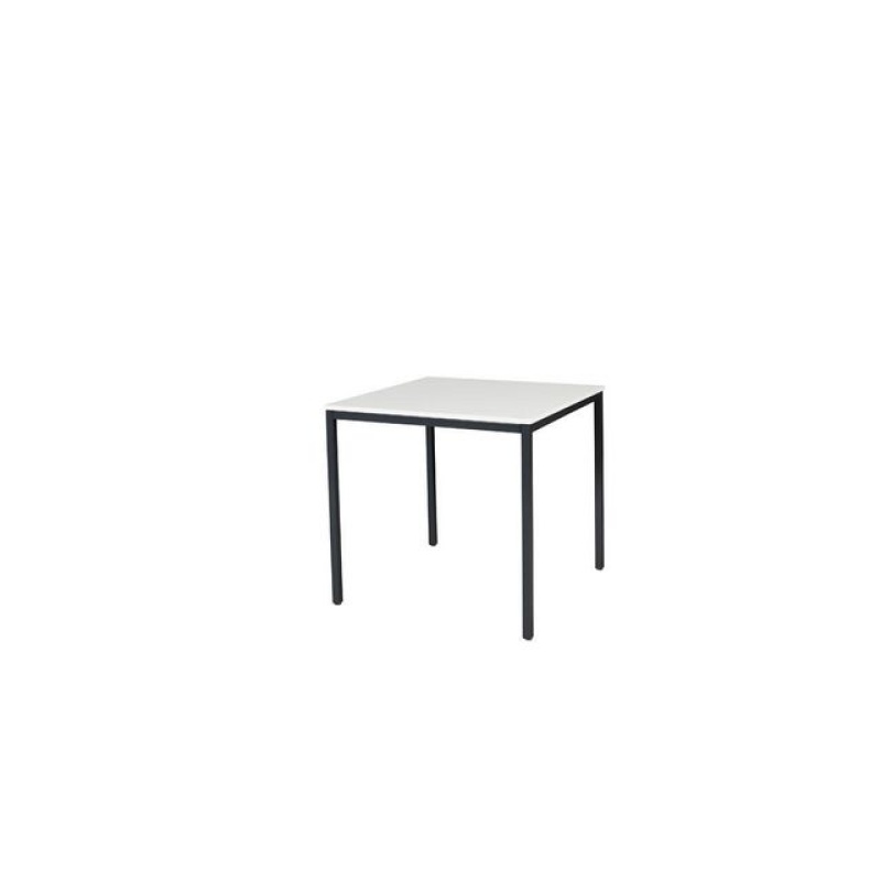 Bureau Domino basic 80x80 wit/z 25mm