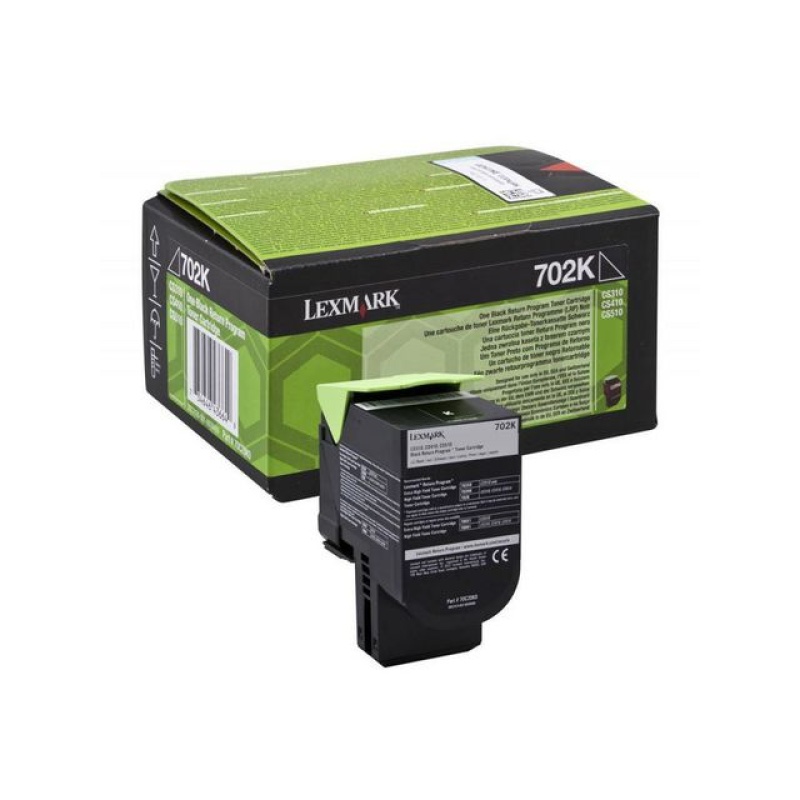 TONER LEXMARK 702K ZWART 1.000P