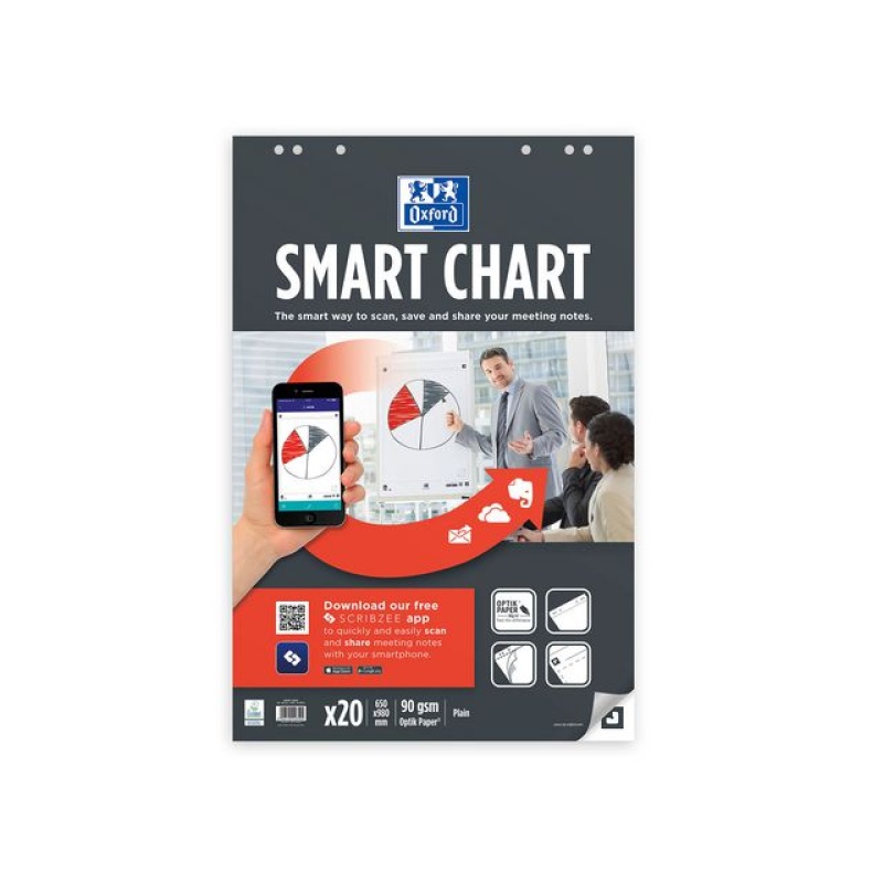 Flipoverblok SmartChart 650x980/pk3