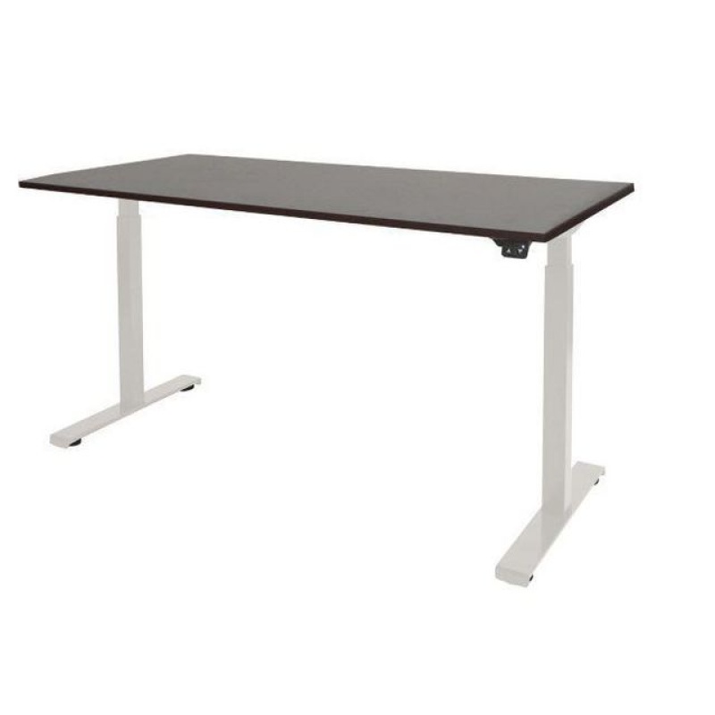 Bureau Dextro 140x80 logan 25mm-wit