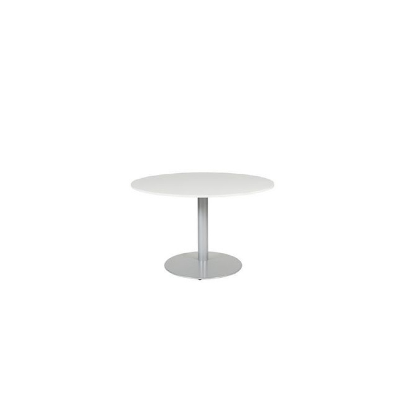 Tafel Linesto 120 rond wit/a 25mm