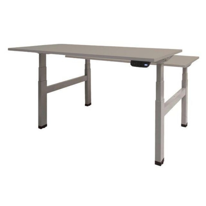 Bureau Dextroplus duo 140x80 grijs-al
