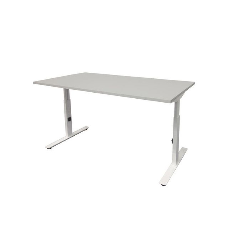 Bureau Linesto plus160x80 grijs wit
