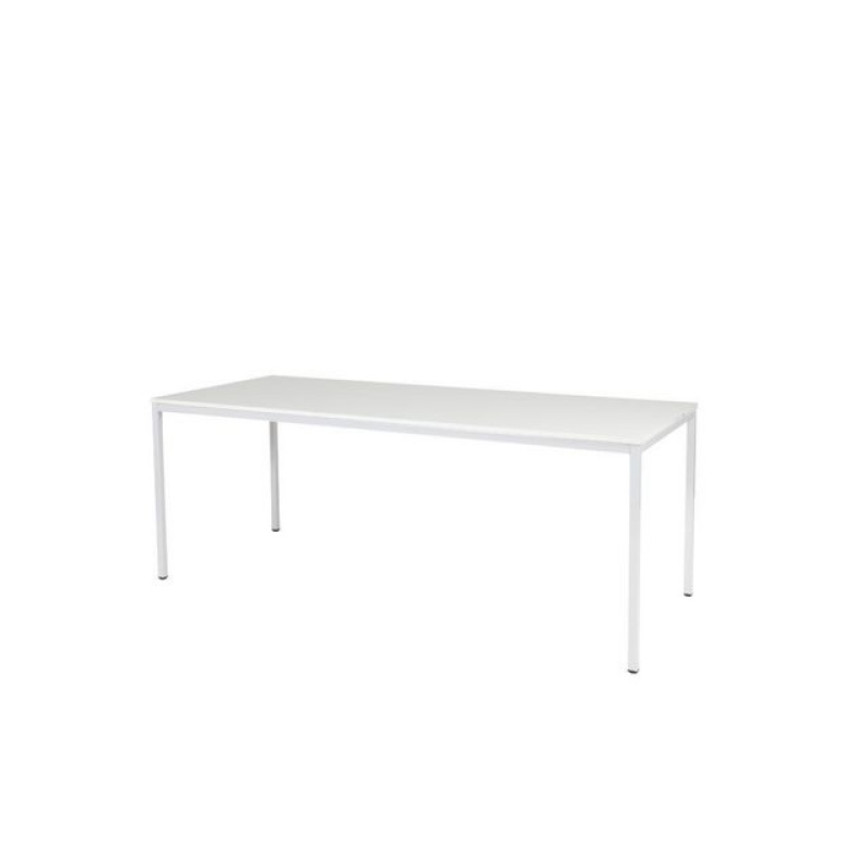 Bureau Domino basic 200x80 wit/w 25mm