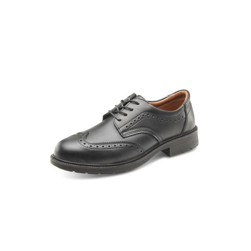 Veterschoen Manager grof zwart 46/paar