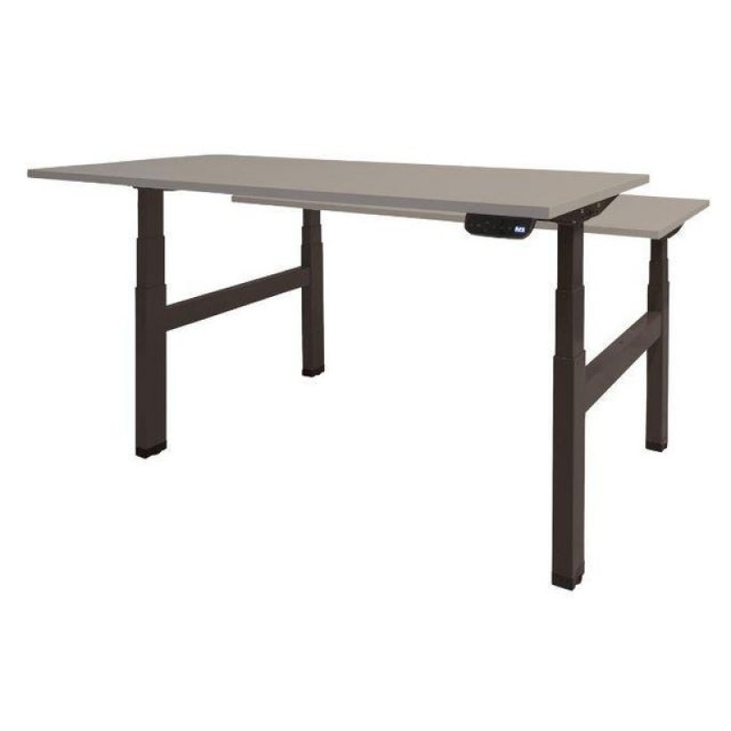 Bureau Dextroplus duo 160x80 grijs-zw