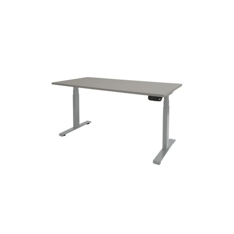 Bureau Dextroplus 180x80 grijs 25mm-alu