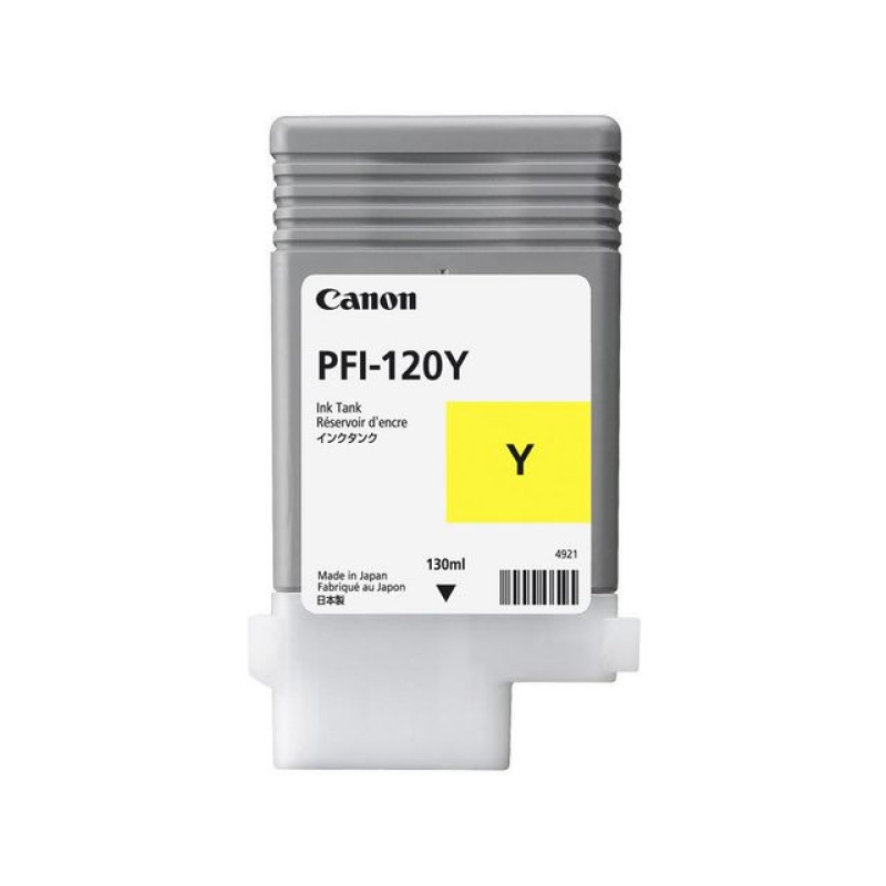 Inkjet Canon PFI-120 Y 130ml geel