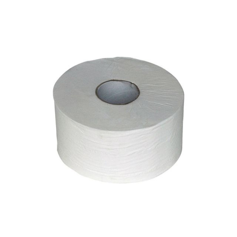 Toiletpapier mini jumbo 2L wit 180m/pk12