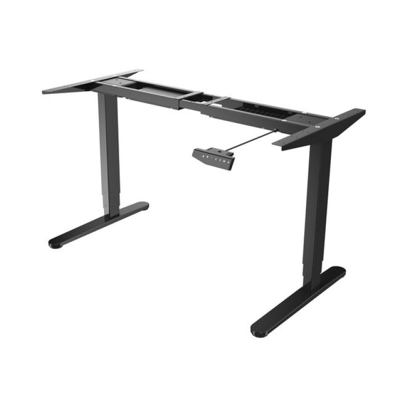 Bureauframe zit-sta elec zwart
