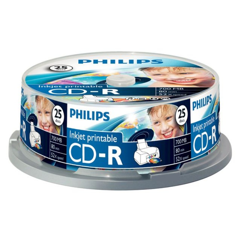 CD rec Philips 52x Printable/ds15x25