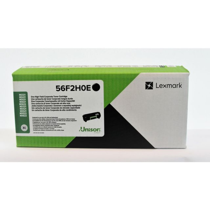 Toner Lexmark 56F2H0E 15K zwart