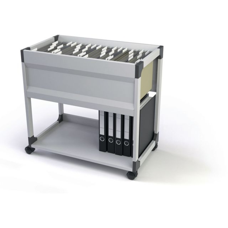 Hangmappenwagen Durable A4 grijs