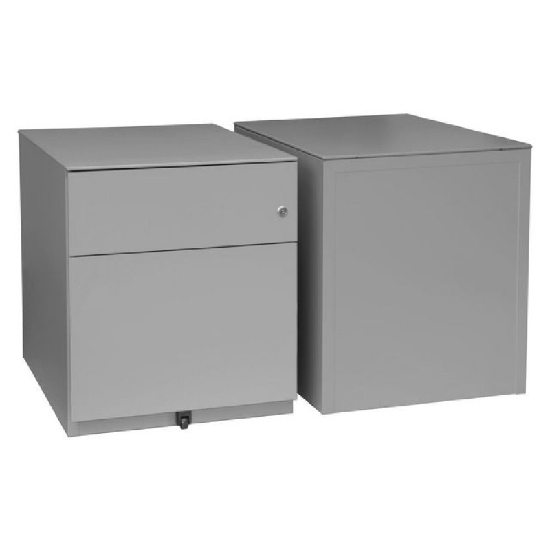 Ladenblok 2 laden zilver