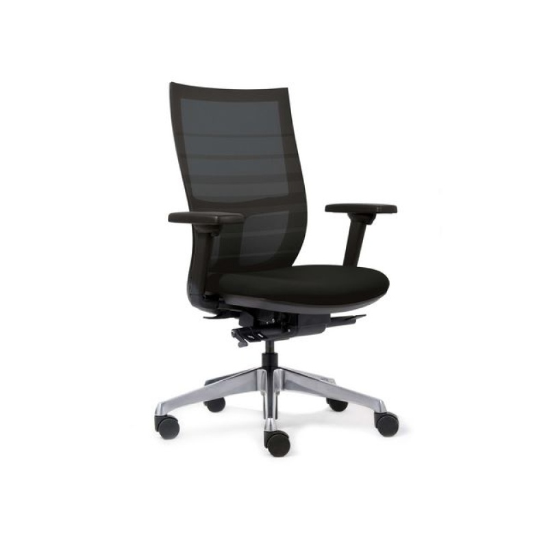 Bureaustoel Curve deluxe zwart