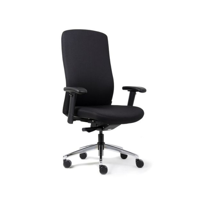 Bureaustoel heavy duty max 150kg zwart