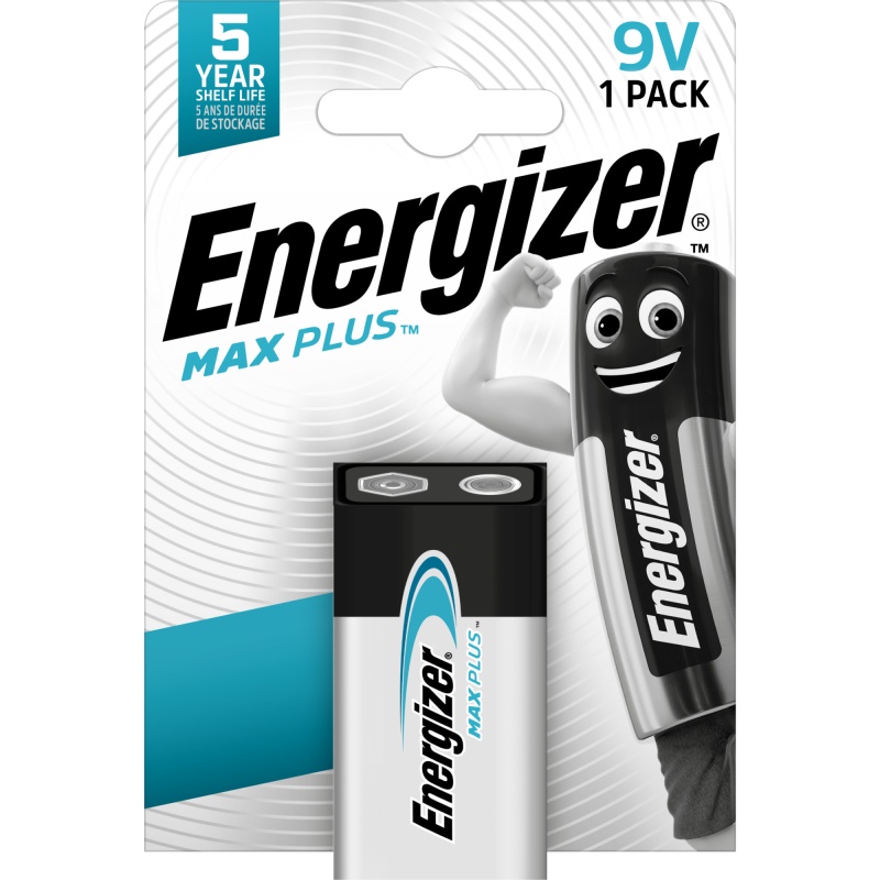 Batterij Energizer Max Plus 9V/6LR61