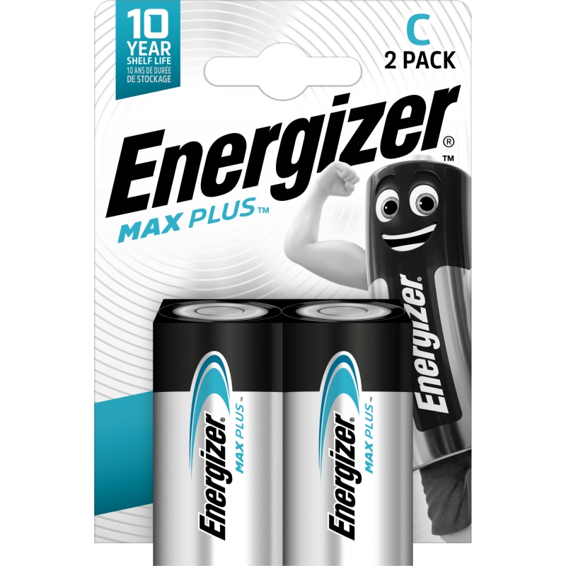 Batterij Energizer Max Plus C/LR14/pk2