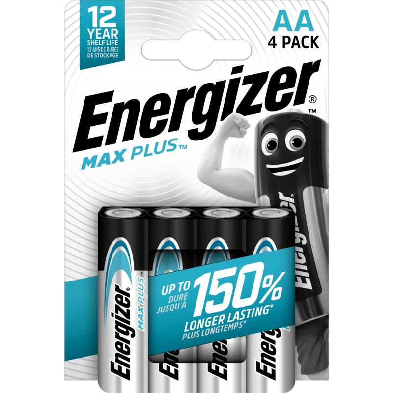 Batterij Energizer Max Plus AA/pk4