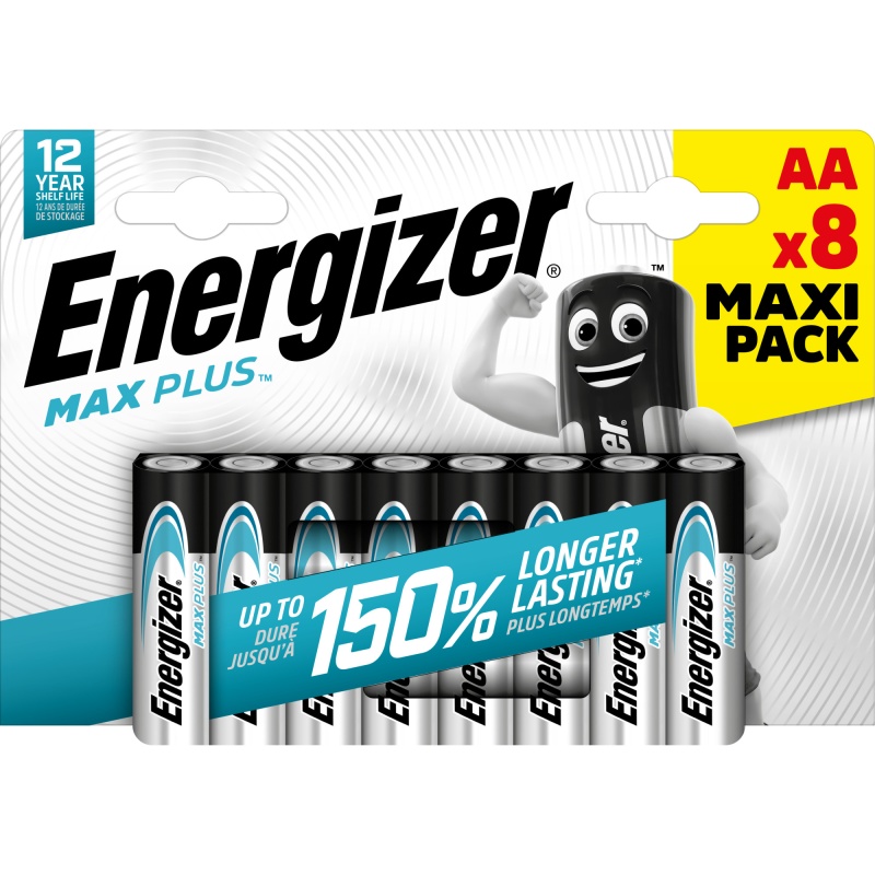 Batterij Energizer Max Plus AA/pk8