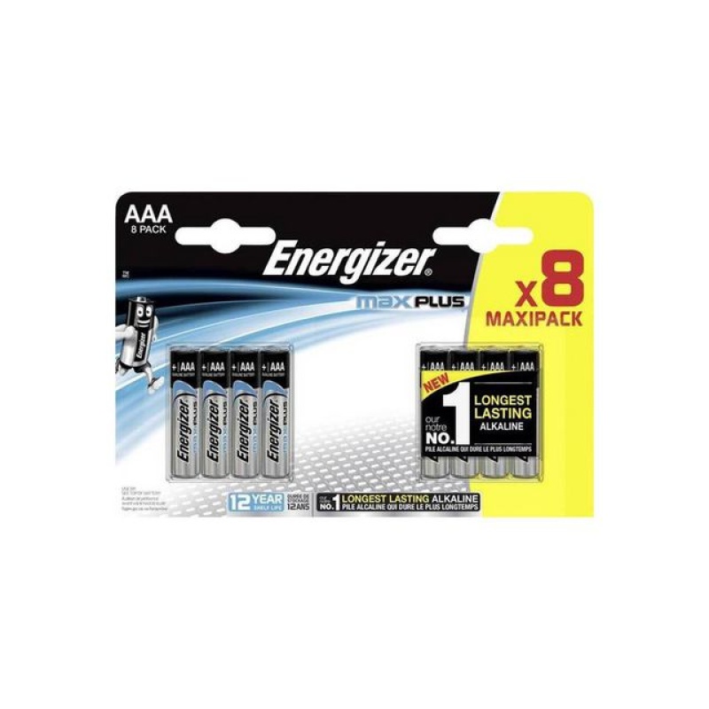 Batterij Energizer Max Plus AAA/pk8