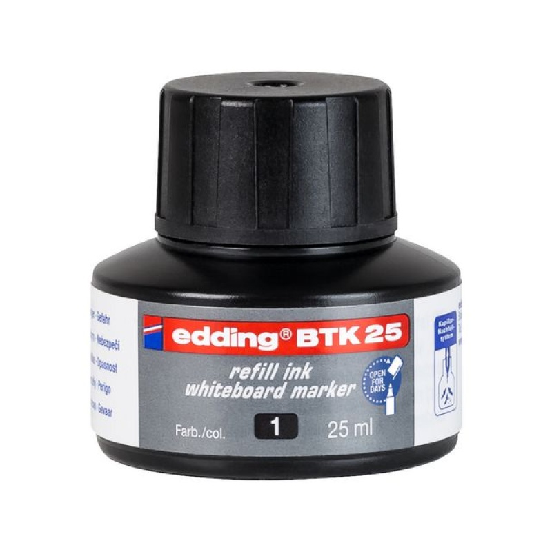 Inkt Edding boardm BTK-25 zwart 25ml