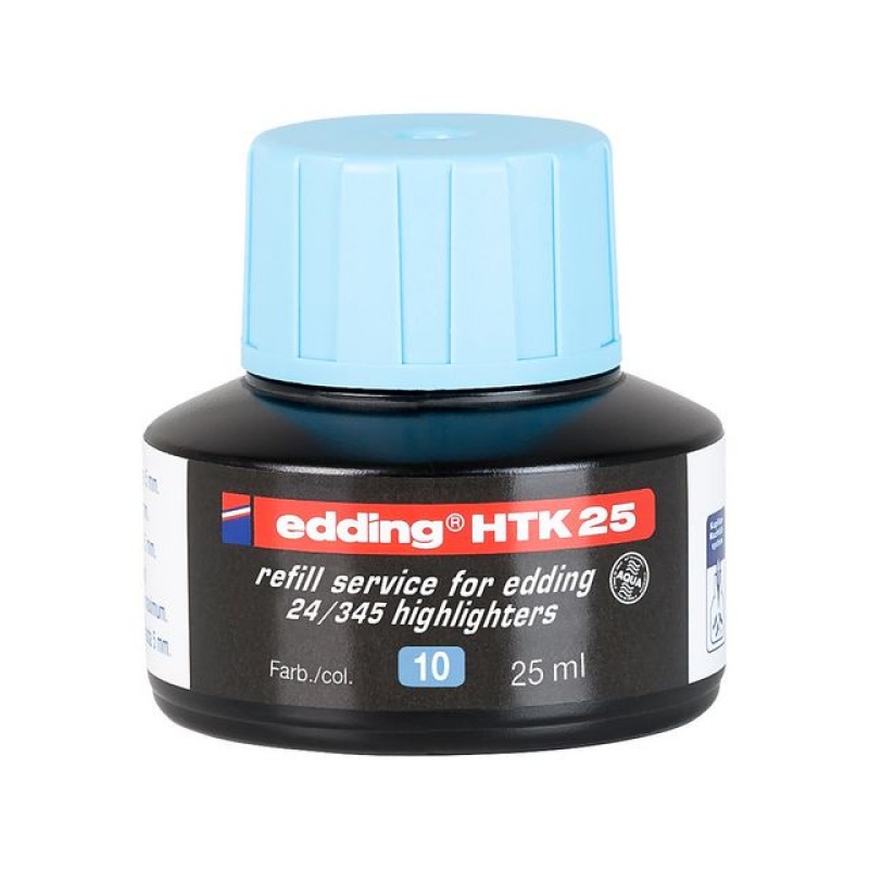 Inkt Edding tekstm HTK-25 blauw 25ml