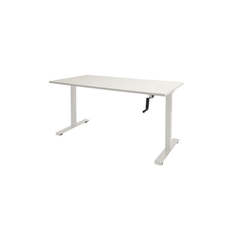 Bureau Dextro 160X80 zit-sta krijtwit