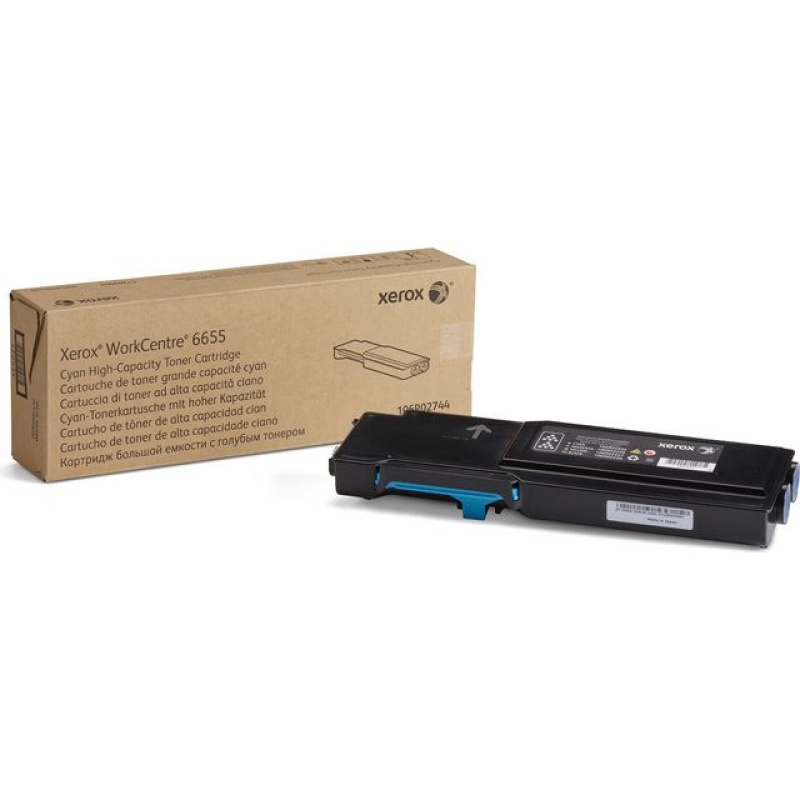 Toner Xerox WC6655 Cyaan High 7K