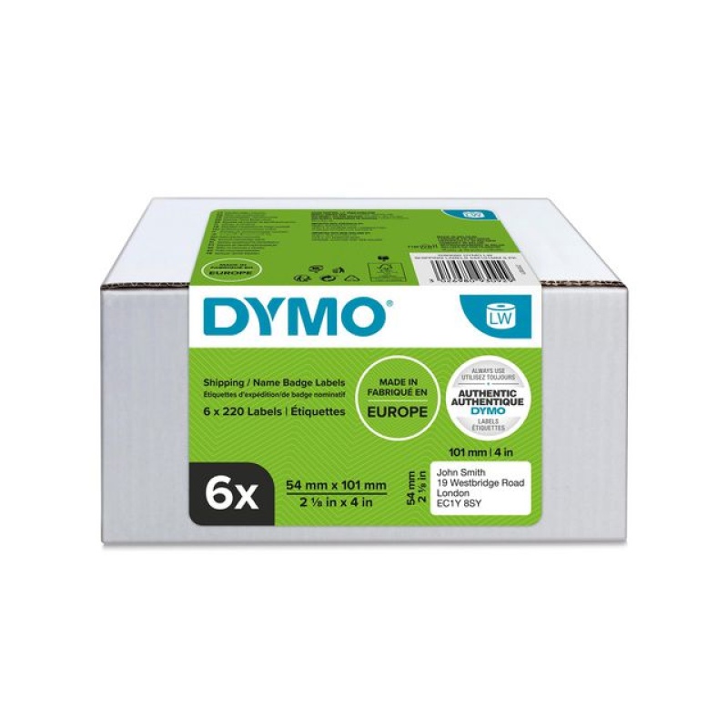 Etiket Dymo 54x101mm/pk 6 rol
