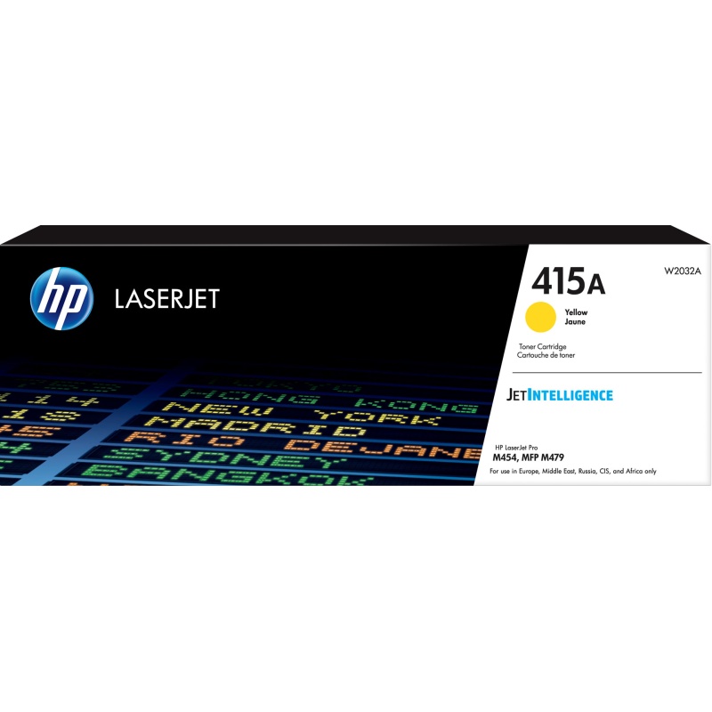 Toner HP 415A W2032A geel