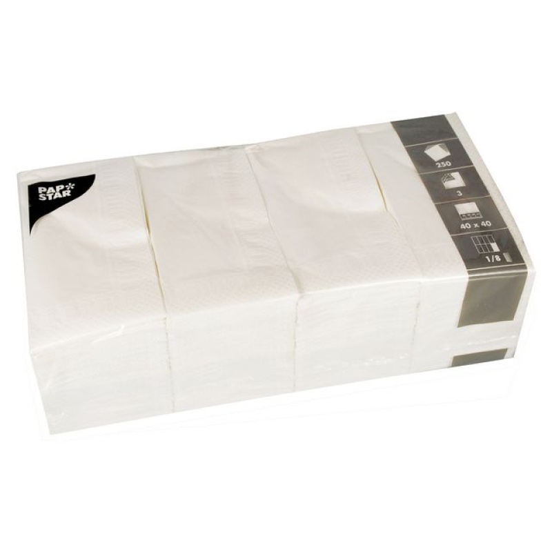 Servet Papstar 40cm 3lgs 1/8 wt/ds4x250