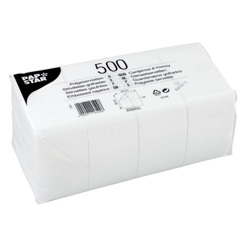 Servet Papstar 33cm 1lgs 1/8 wt/10x500
