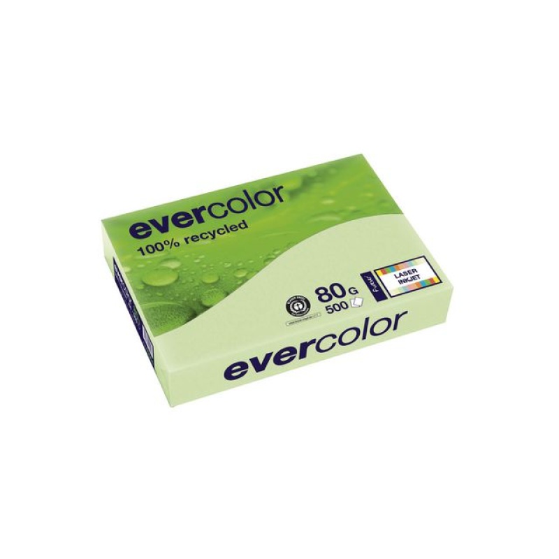 Papier Evercolor A4 80g l.groen/pk500