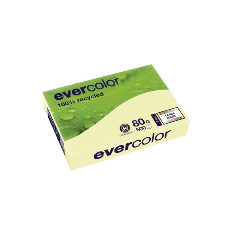 Papier Evercolor A4 80g kan.geel/pk500