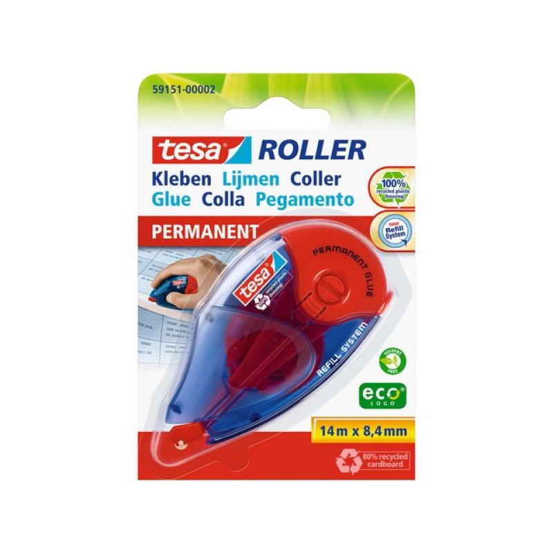 Lijmroller Tesa navulbaar eco/ pk 5
