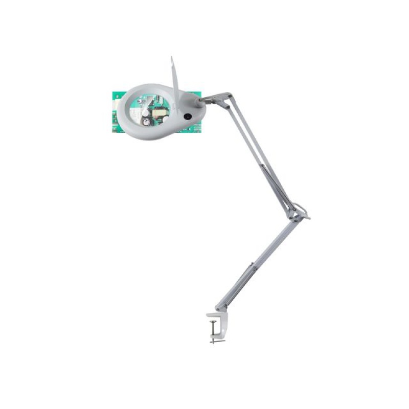 Lamp vergrootglas Unilux Zoom wit
