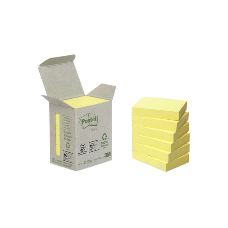 Notitieblok Post-it rec 38x51 gl/pk6