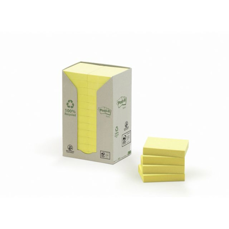 Notitieblok Post-it rec 38x51 gl/pak 24
