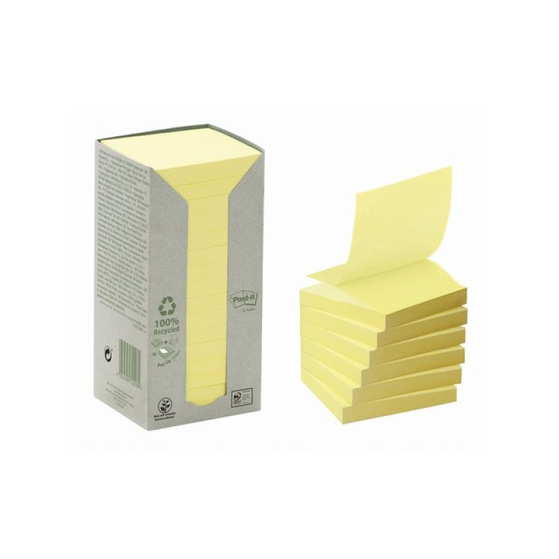 Notitieblok Post-it Z rec 76x76 gl/pk16