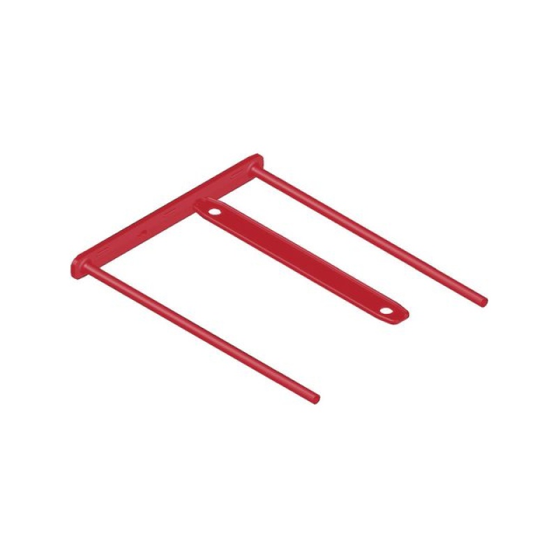 Bundelbeugel BBD-CLIP rood/pk100