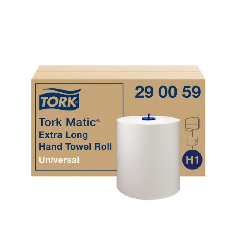 Handdoekrol Tork H1 Univ 1L wit/pk6