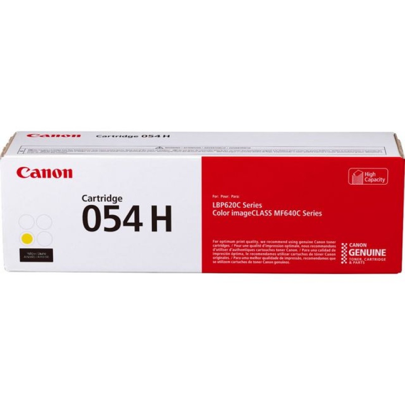 Toner CANON 054H geel