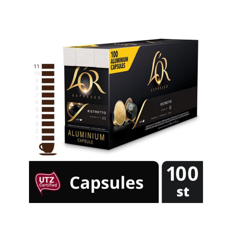 Koffie L OR Espr. Ristretto UTZ/pk10x10