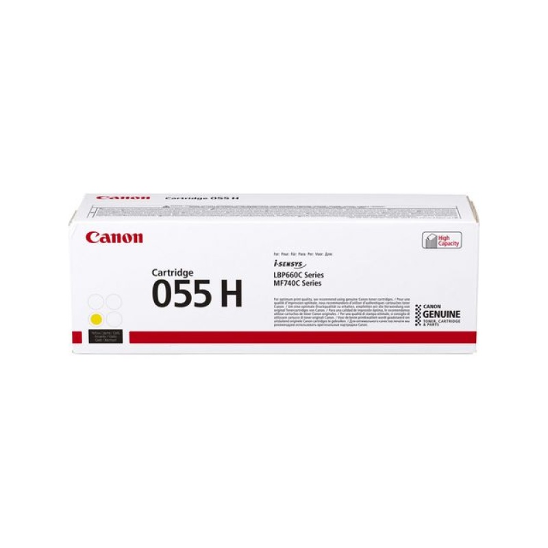 Toner CANON Cartridge 055 H 5,9K geel