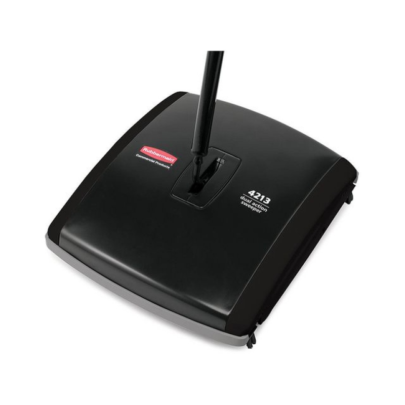 Veger dual action Rubbermaid zwart