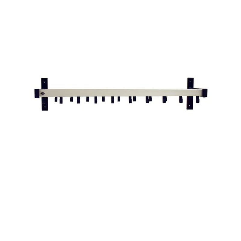 Kapstok wand Pro-Line 19 haken gr zwart