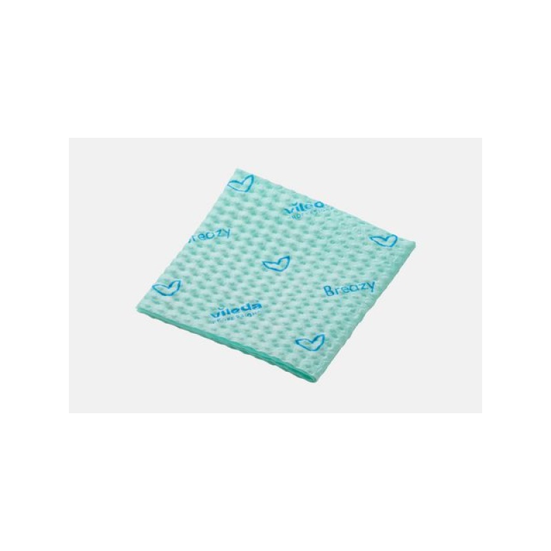 Schoonmaakdoek Breazy groen/pk25